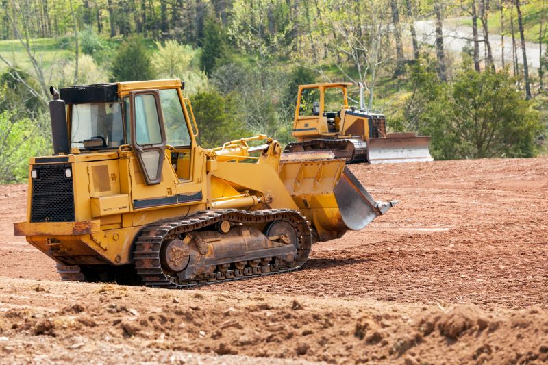 Heavy Equipment Used for Grading