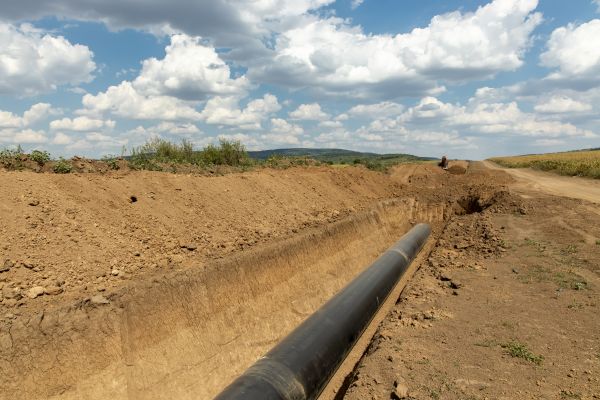 Gas Line Trenching in Cape Girardeau