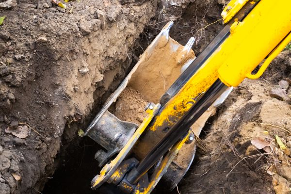 Downspout Trenching in Cape Girardeau