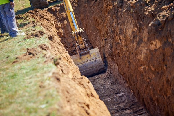 Ditch Cutting in Cape Girardeau